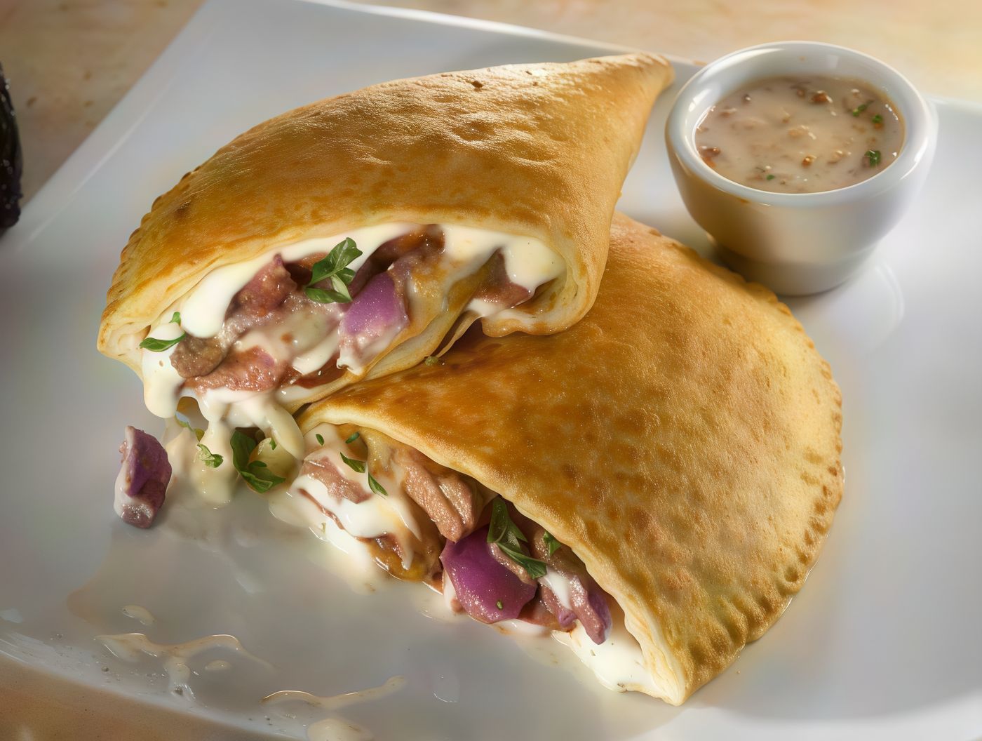 Spicy Beef Paprika Calzone