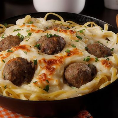 Pasta with Italian Meatballs