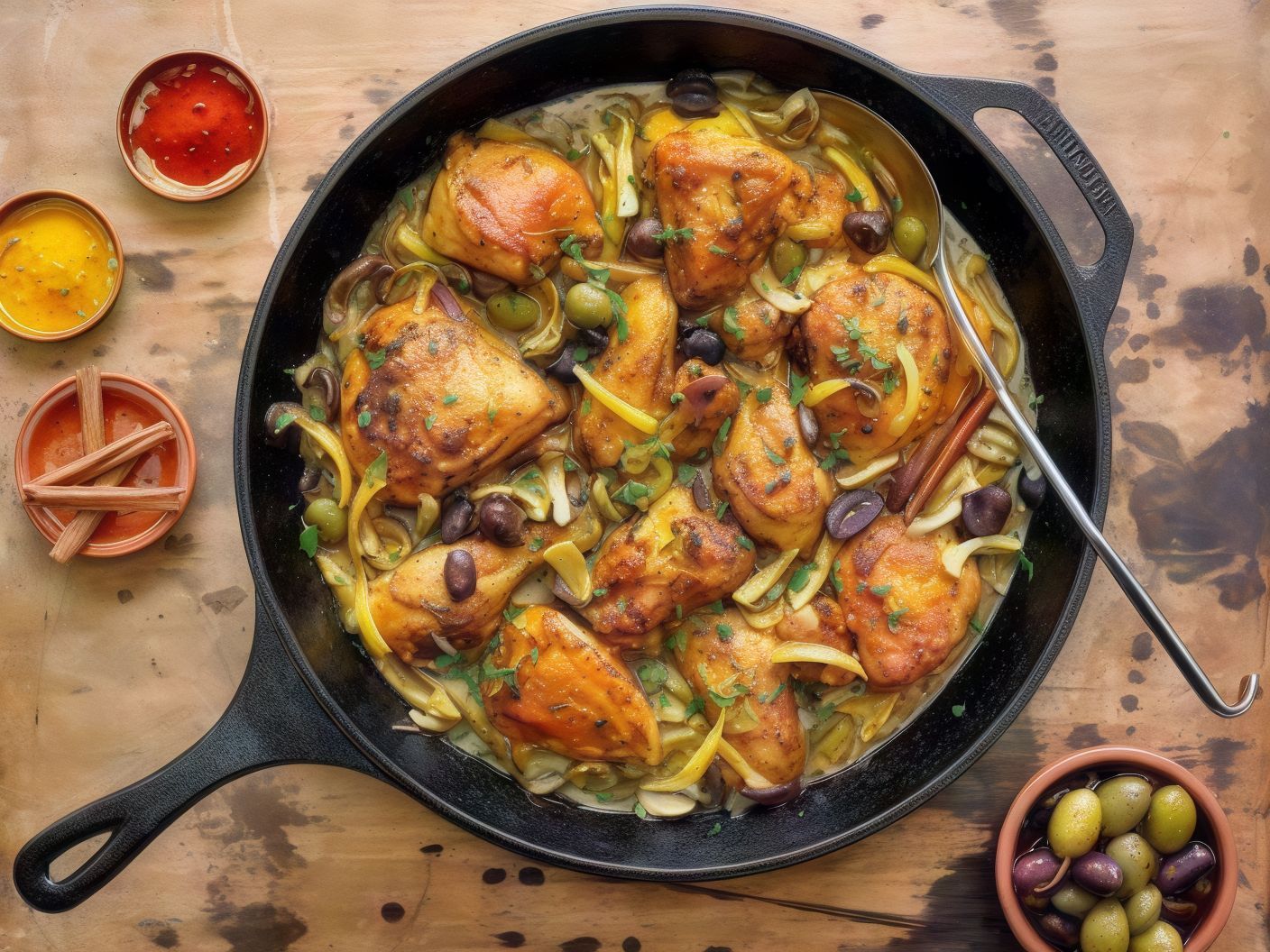 Cortigano Chicken Fungi Tagine