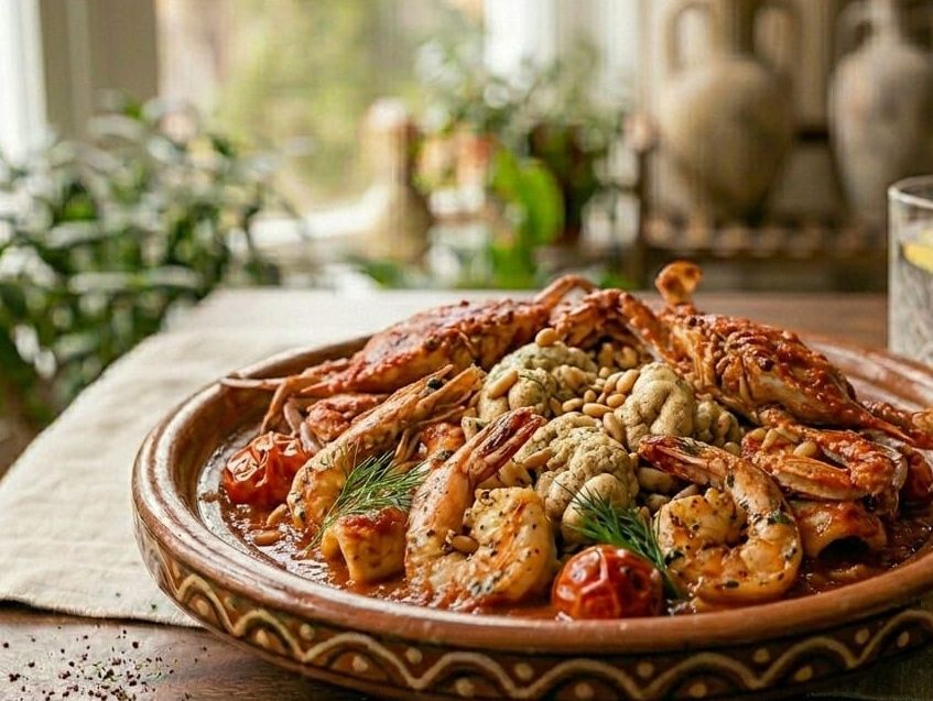 Mixed Tagine with Red Sauce