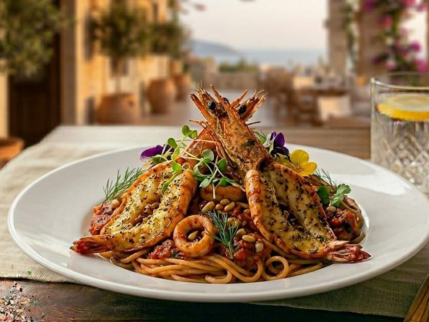 Seafood Spaghetti pasta