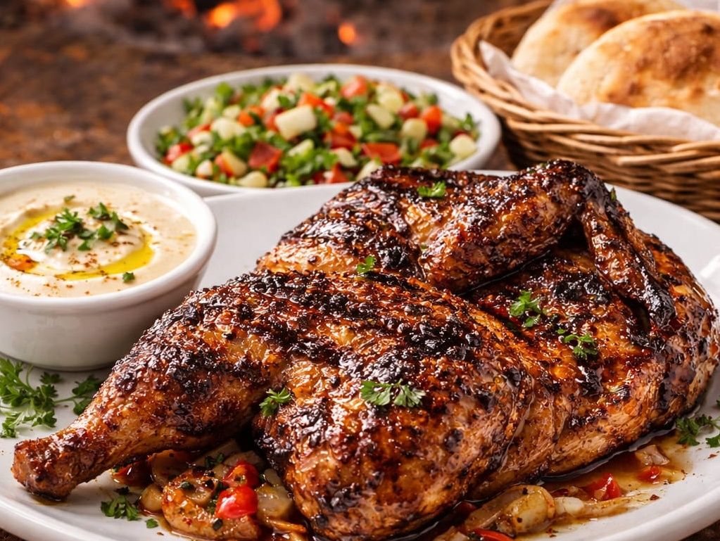 Half Grilled Chicken