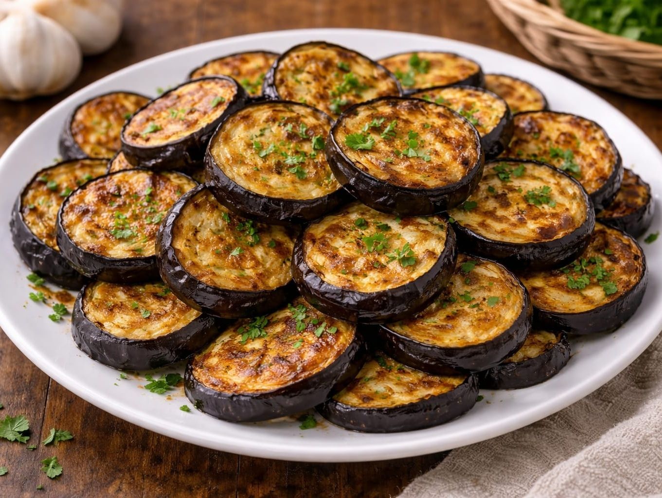 Fried Eggplant Salad