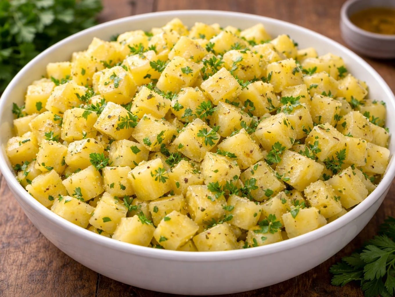 Potatoes Cubes Salad