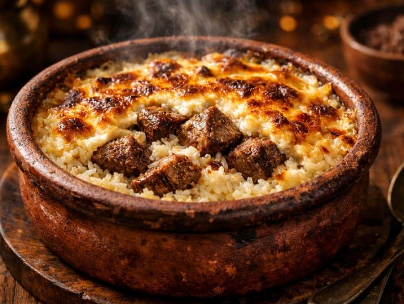 Rice tagine with veal