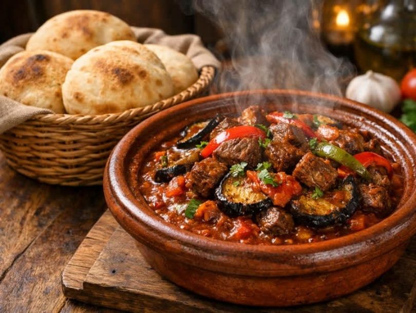 Mesakaa With Meat Casserole