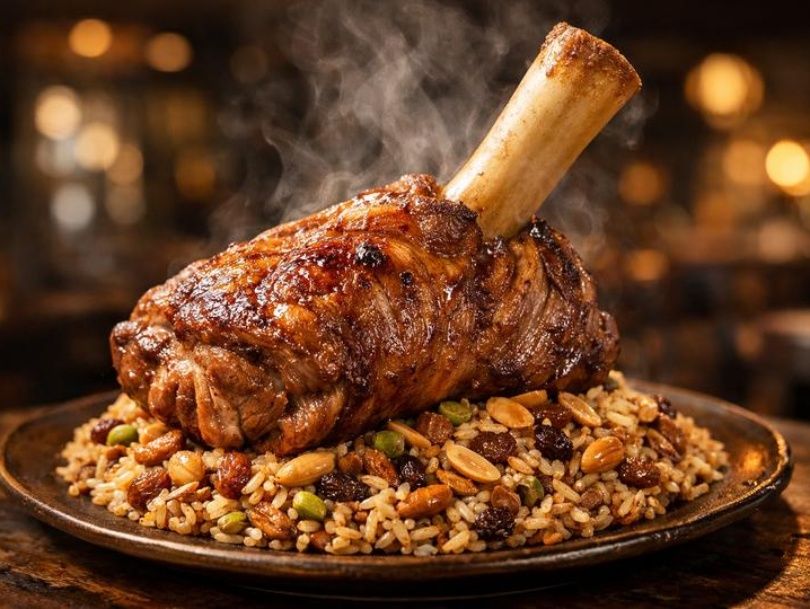 Grilled Veal Shank