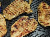 Grilled chicken breasts
