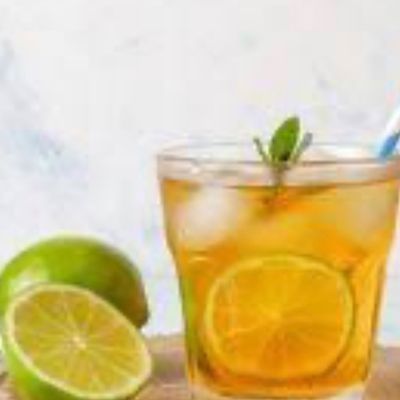 Green Iced Tea with Mint
