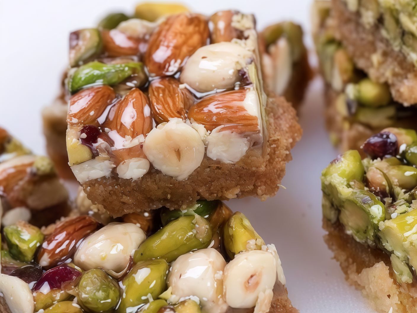 Kunafa with nuts