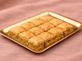 Turkish baklava with pistachios