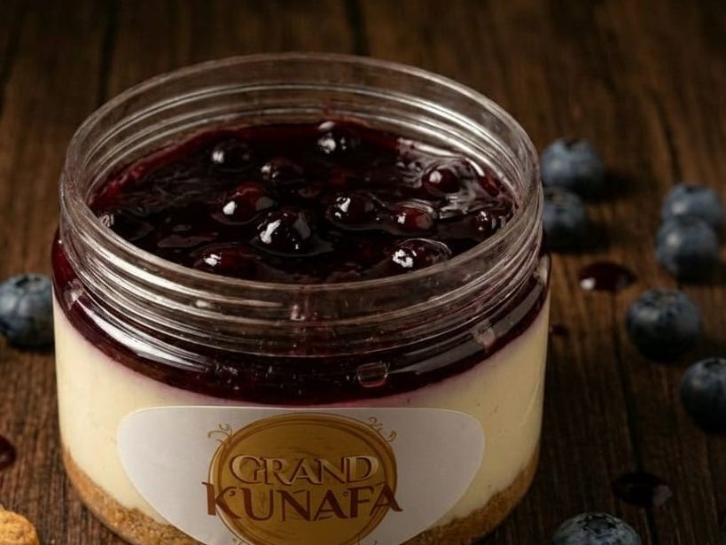 Blueberry Jar Cheesecake