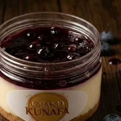 Blueberry Jar Cheesecake