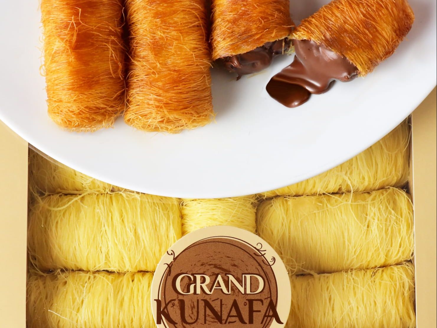 Nutella Kunafa Fingers Frozen