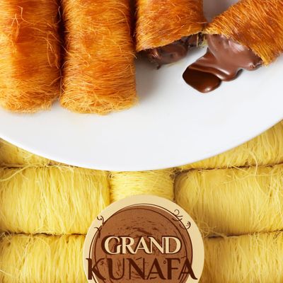 Frozen Nutella Konafa Fingers
