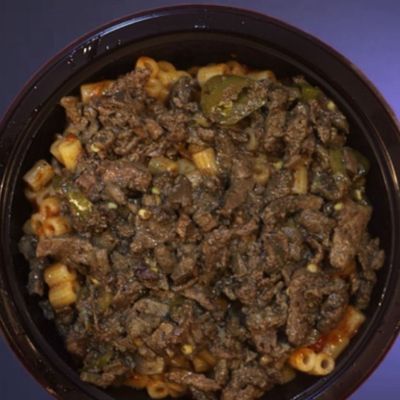 Pasta with liver