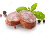 Smoked sausage slices
