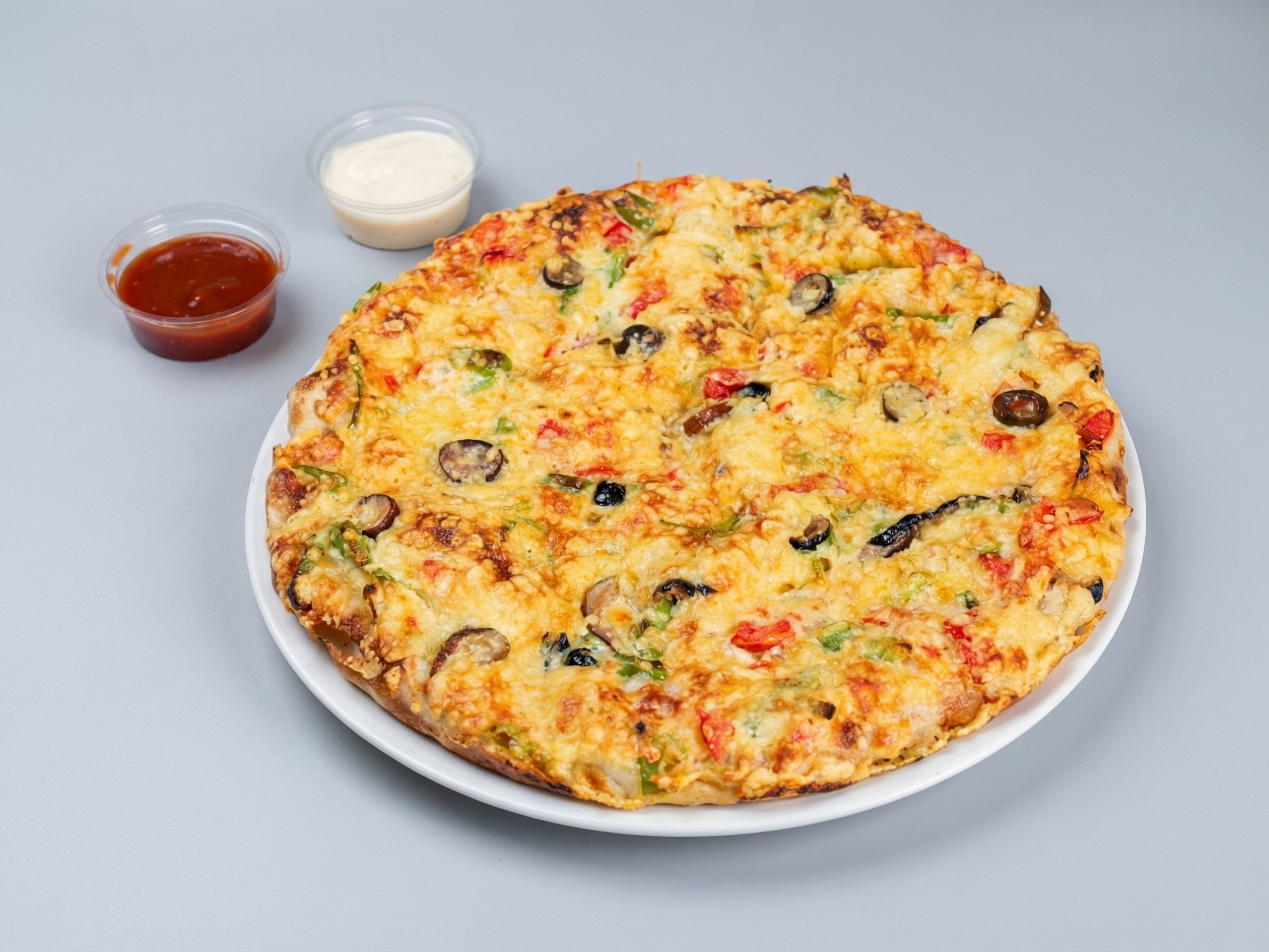 Mix Cheese Oriental Pizza