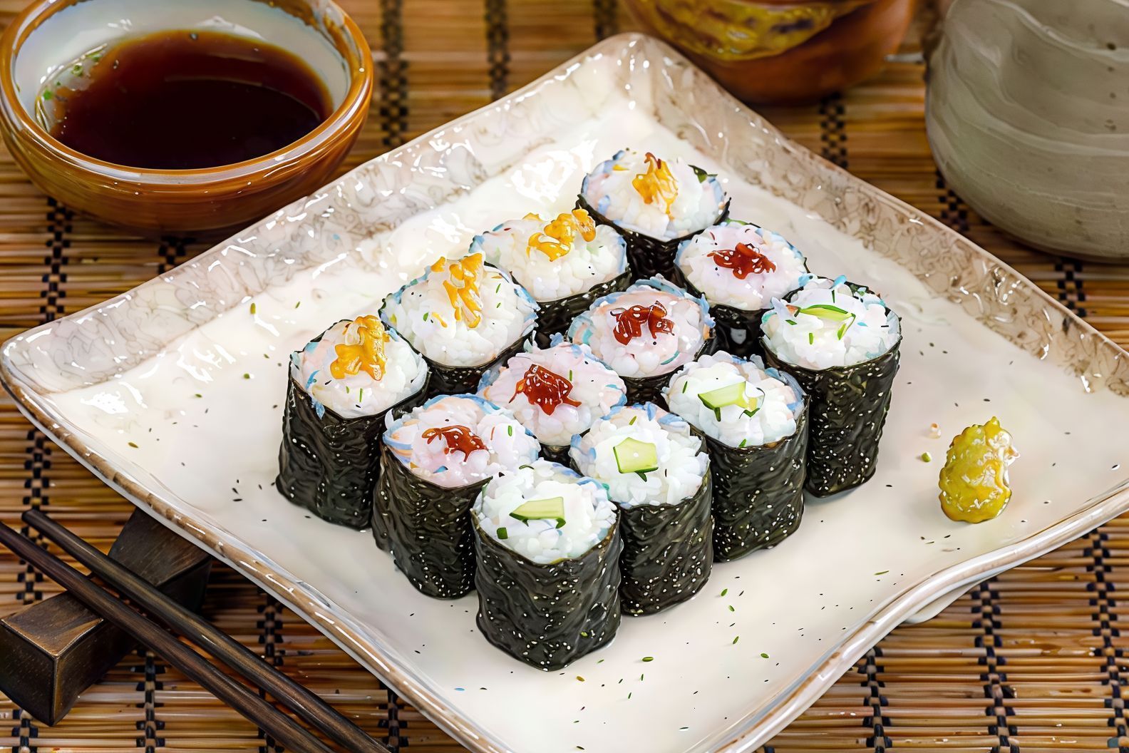 Shrimp Cheese Tempura Hosomaki