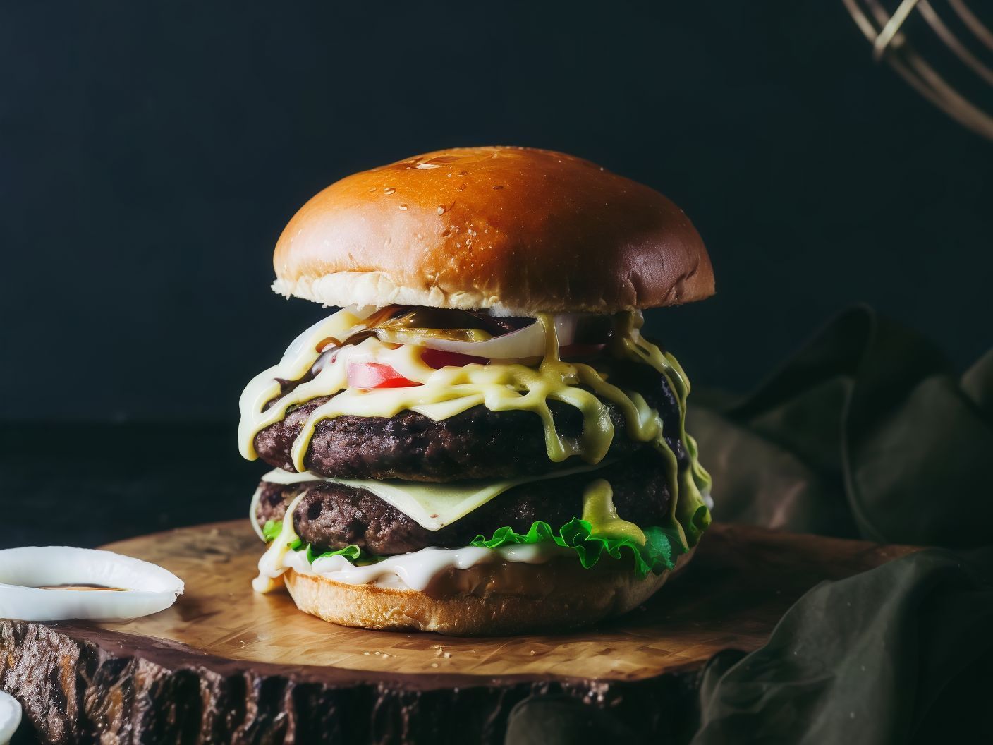 Double Trouble Burger Sandwich