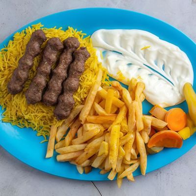 Grilled Meat Kofta Meal