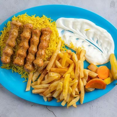 Grilled Chicken Kofta Meal