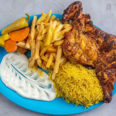 Half Charcoal Chicken