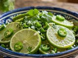 Lemon and Green Pepper Platter