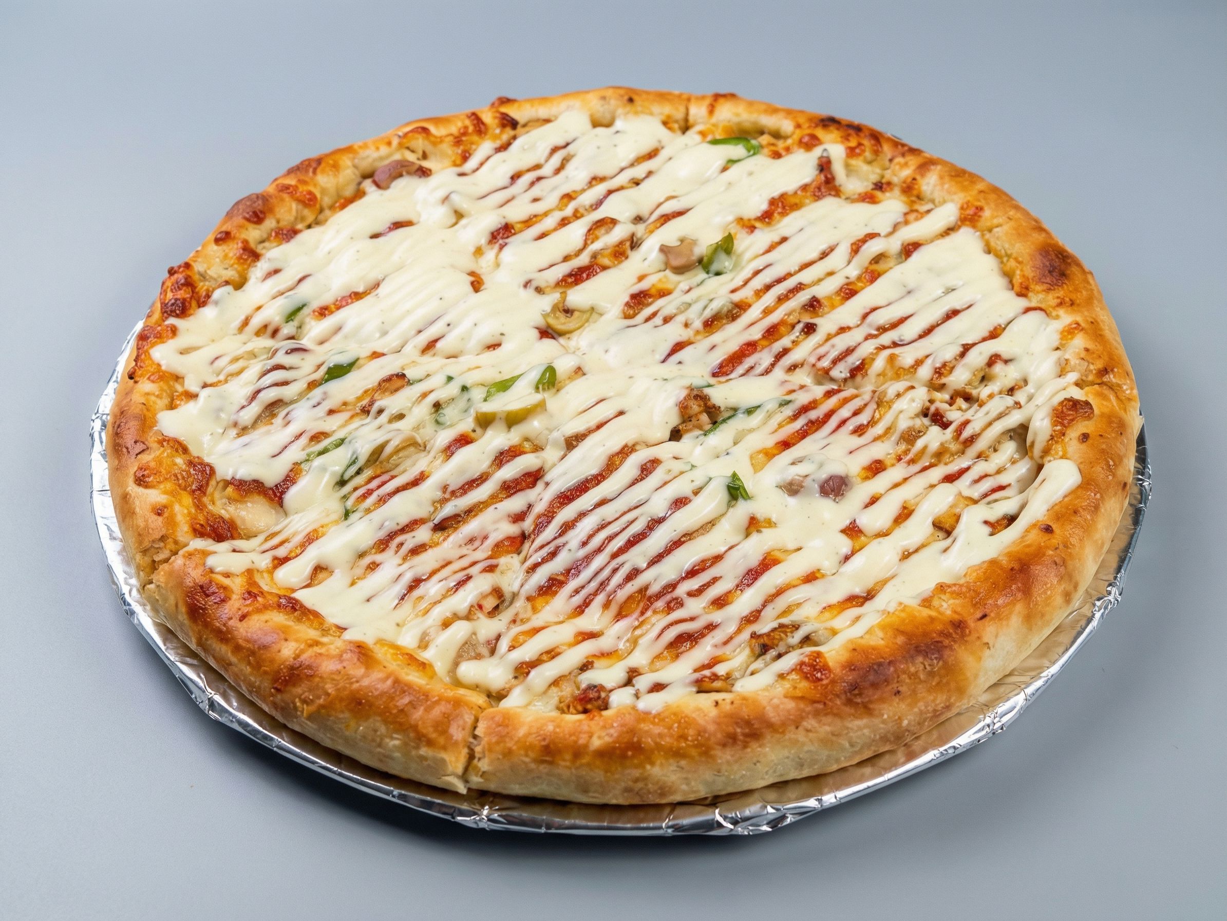 Chicken and Mushroom Pizza