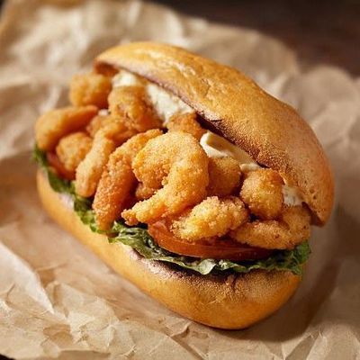 Shrimp Fajita Sandwich