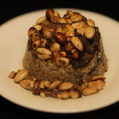 Khalta Rice With Nuts