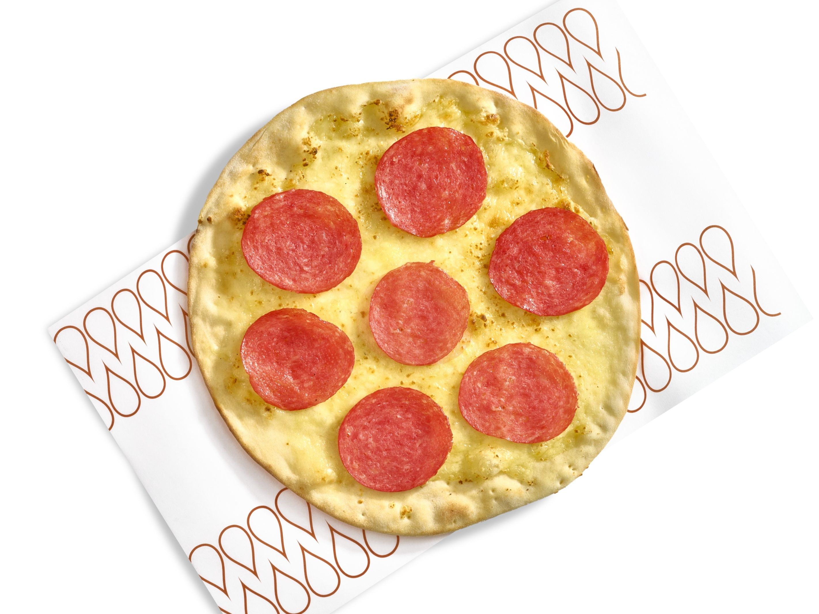 Manousheh with Cheese and Salami