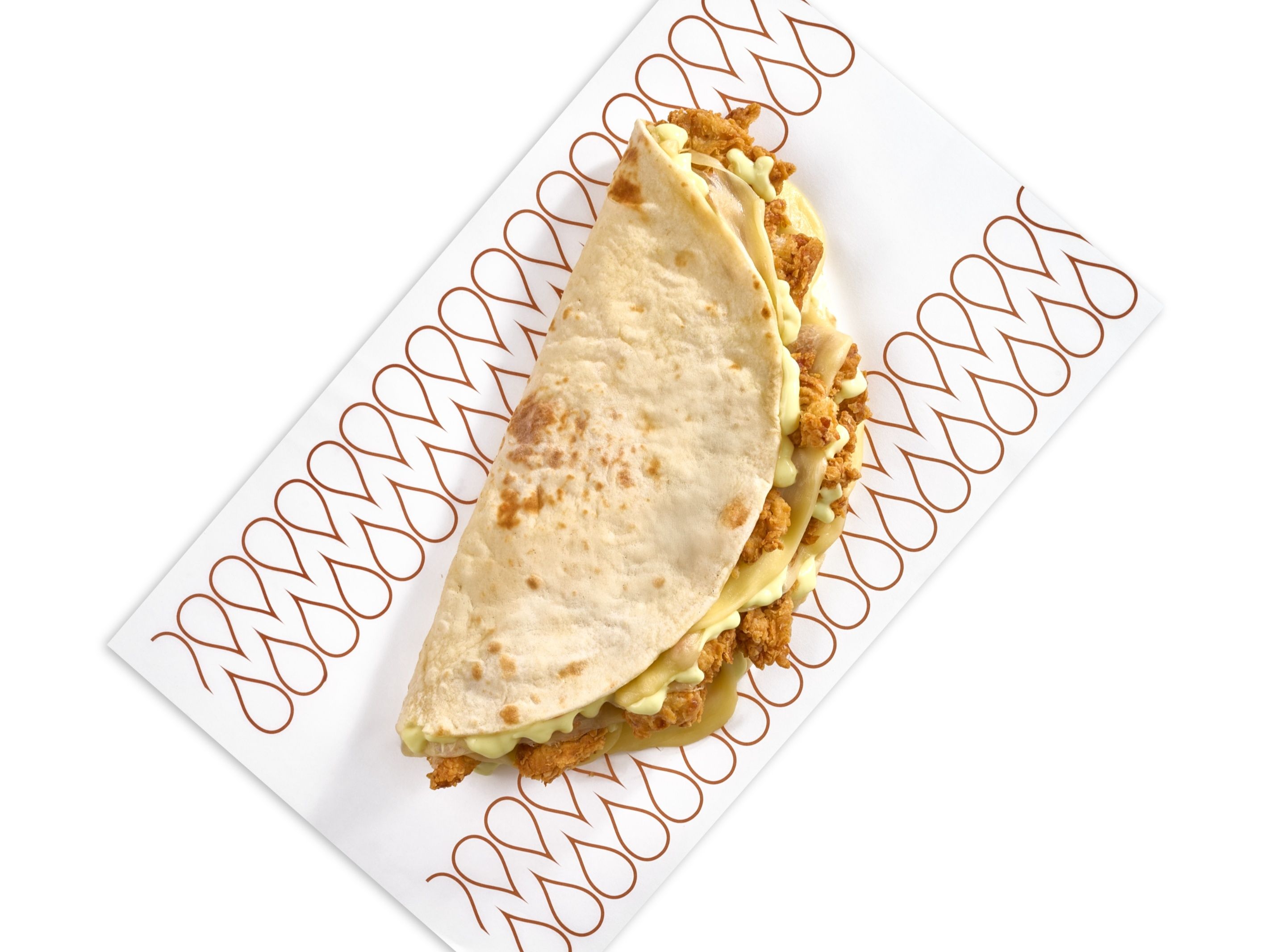 Manousheh Crispy Chicken with Cheese