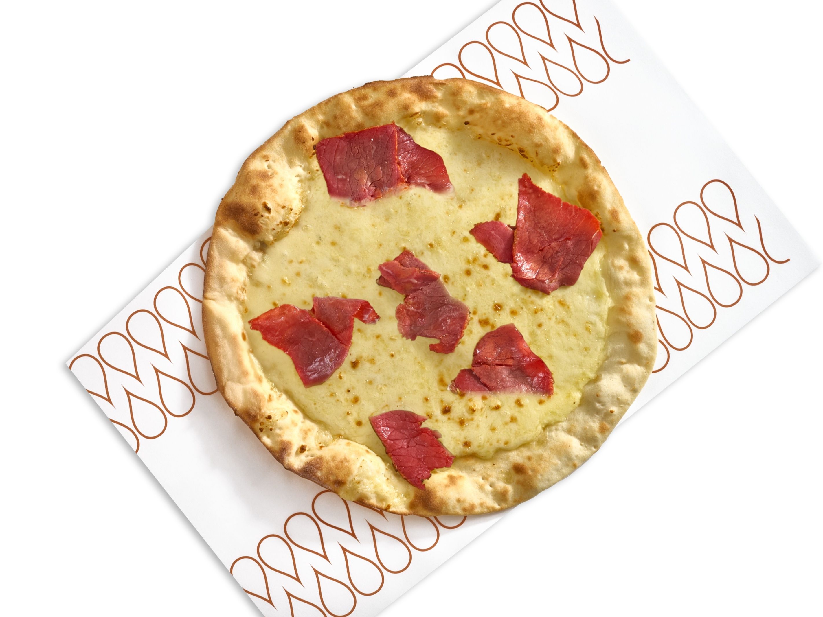 Manousheh with Pastrami and Cheese