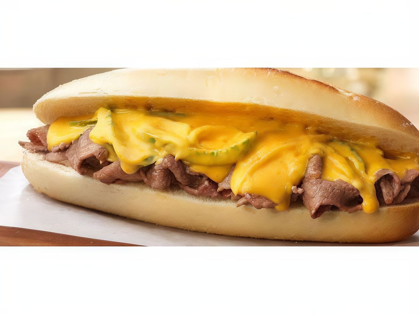 Beef with Cheese Sandwich