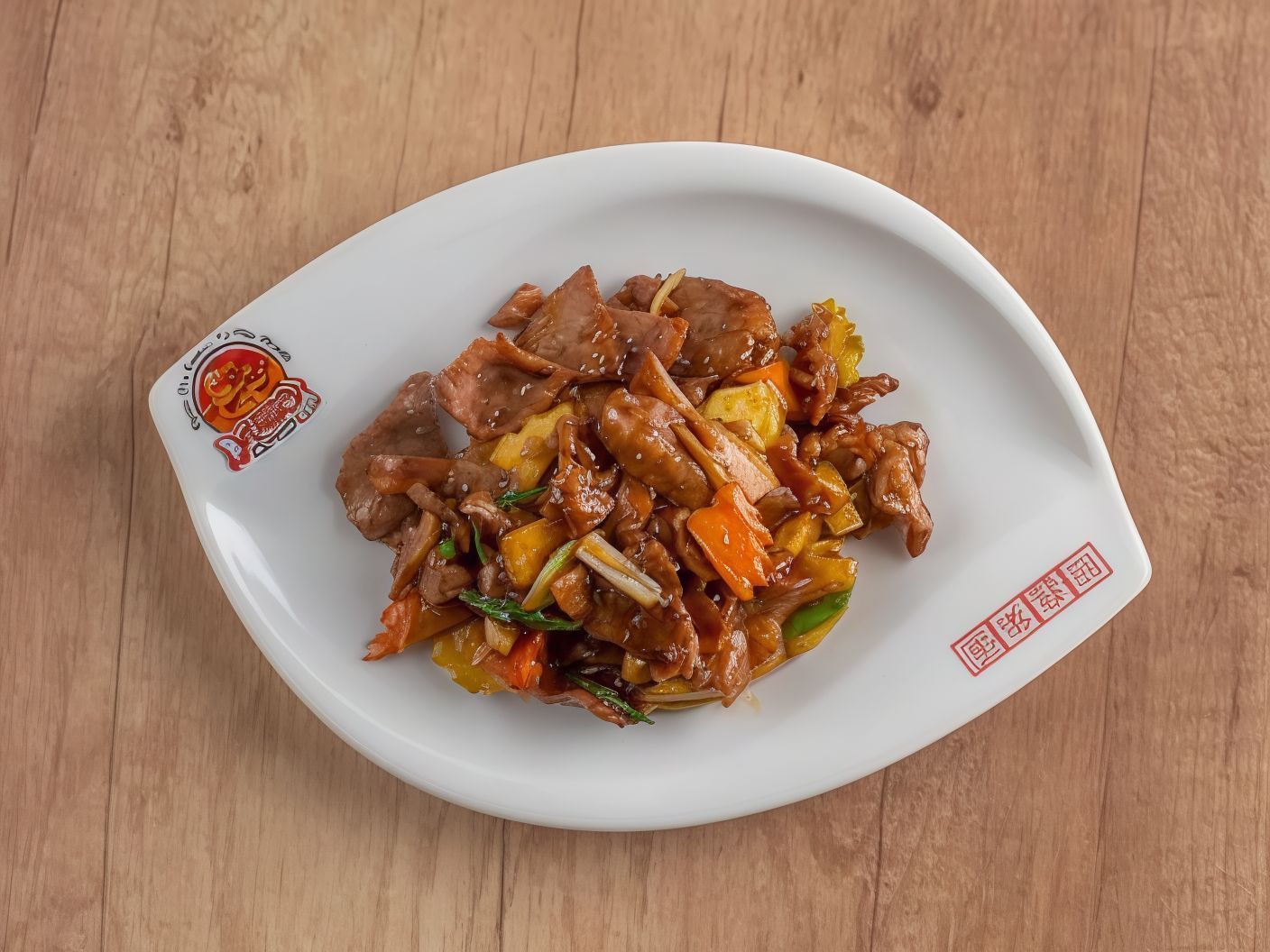 B02- Sliced Beef with Mushroom In Chinese Style