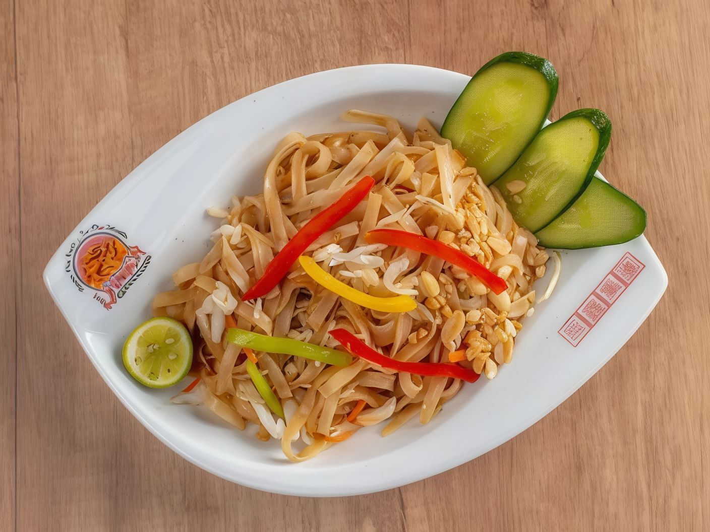 NT03- Rice Noodles with Vegetables In Thai Style