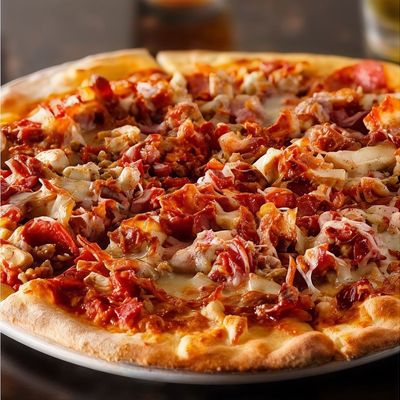 Meat Oriental Pizza