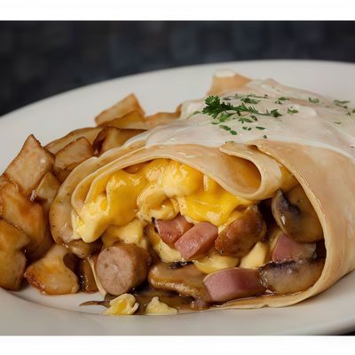 Hot Dog Crepe