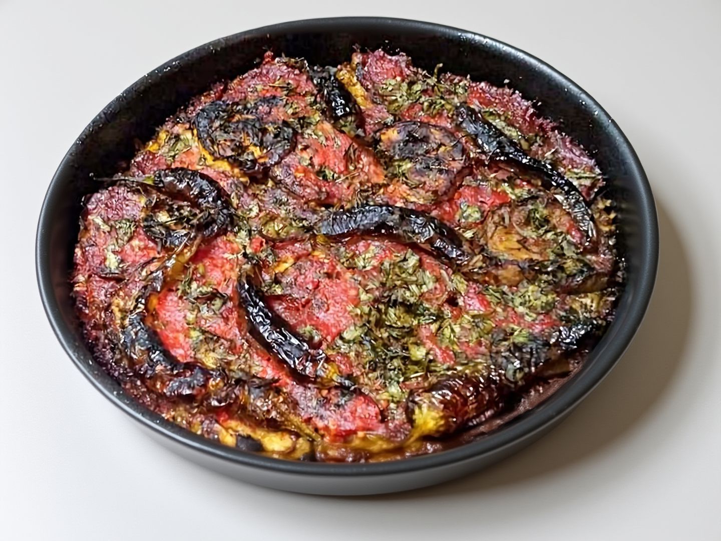 Mesakaa With Minced Meat Tray