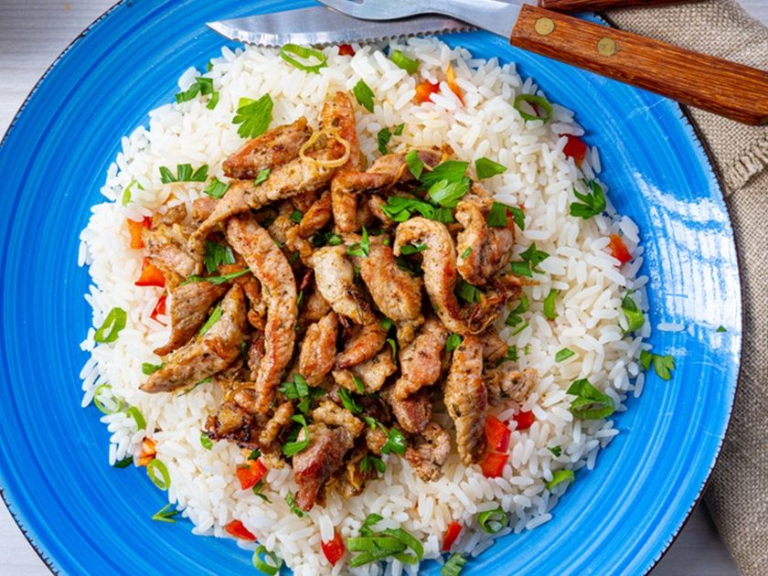 Chicken rice dish