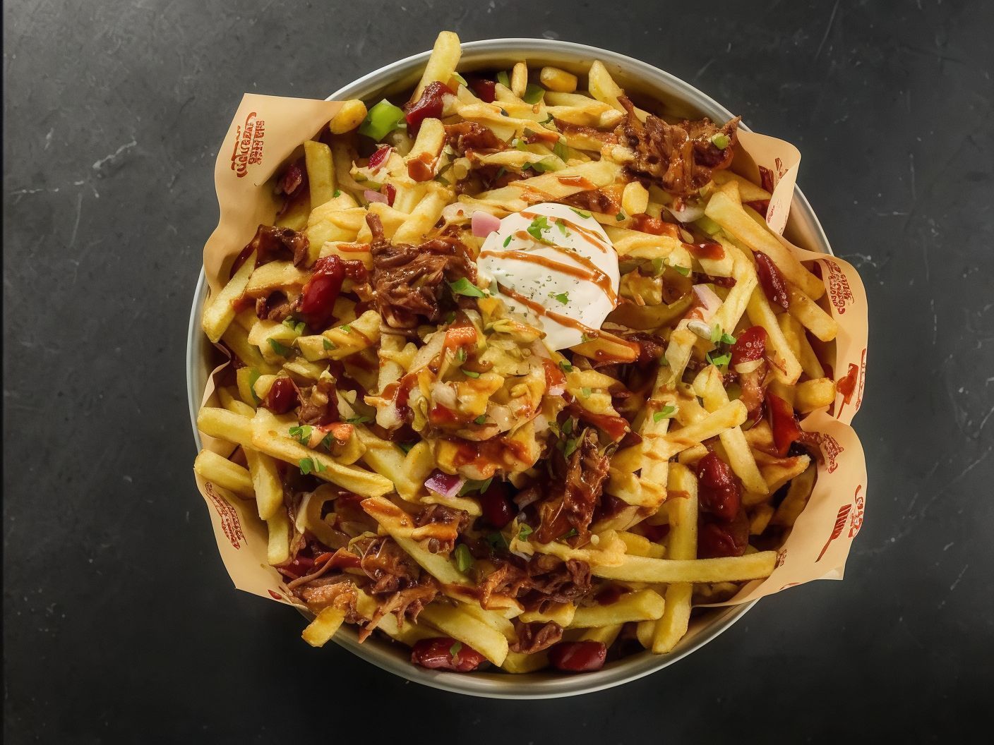 Brisket Fries Good For Sharing