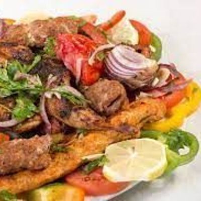 3/4 Chicken And 3/4 Kofta And 1/4 Mombar