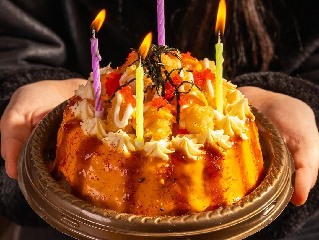 Medium-sized sushi Torte