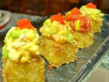 Oshi Crispy Rice Avocado Caviar