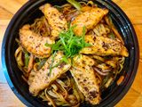 Grilled Salmon Noodles