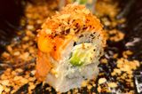 Aburi crispy salmon 5pices