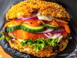 Salmon Sushi Burger