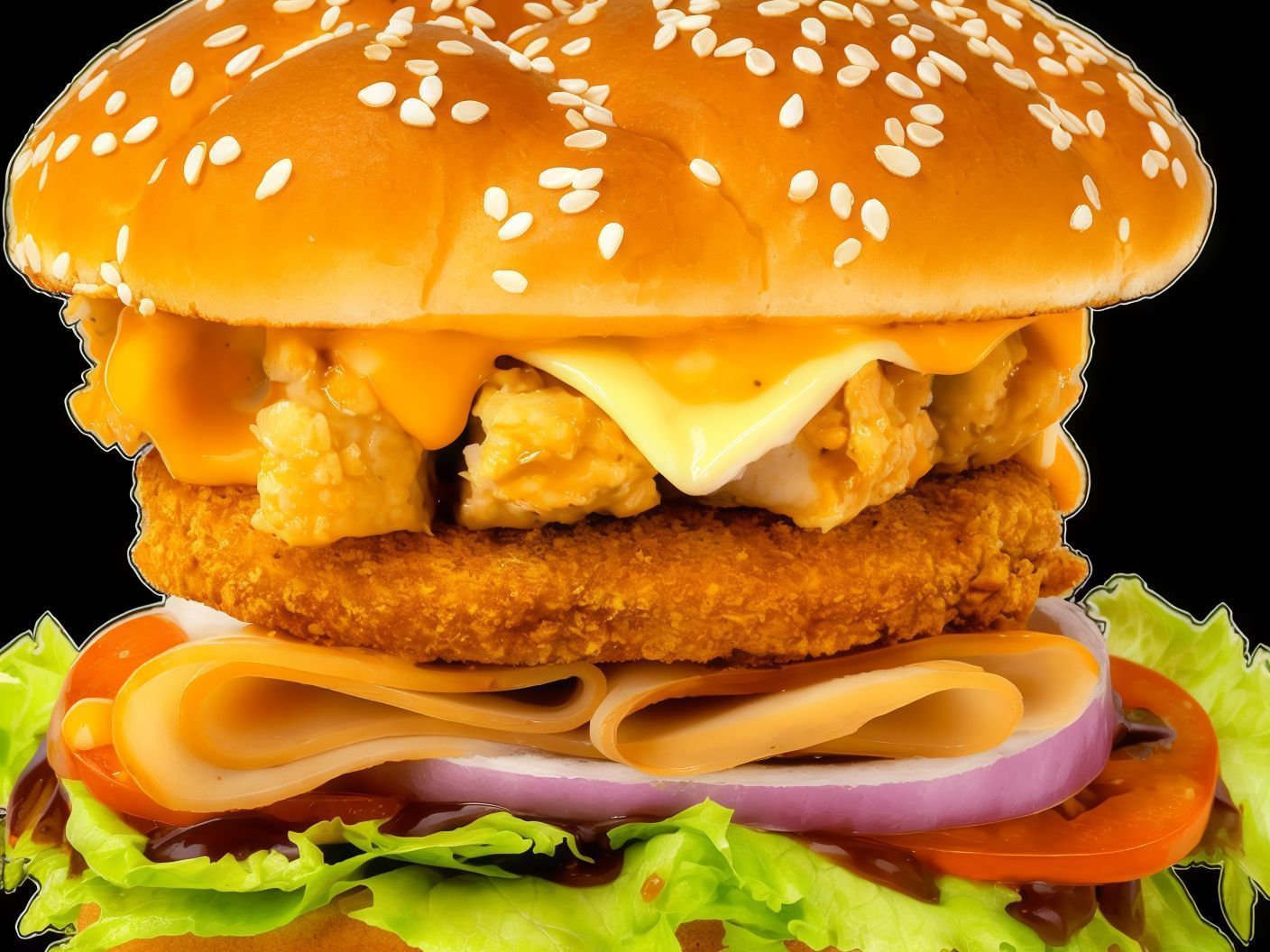 Triple Chicken Sandwich