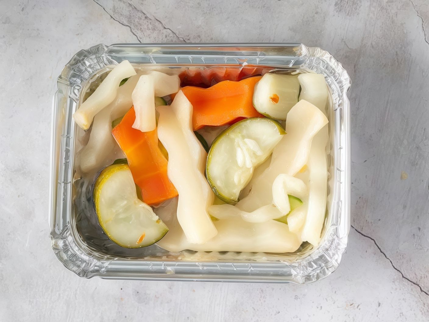 Pickled cucumber jar